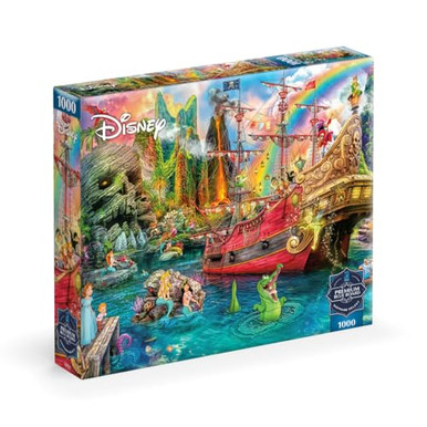 Buffalo Games Disney Peter Pan Mermaid Lagoon 1000 Piece Jigsaw Puzzle ...