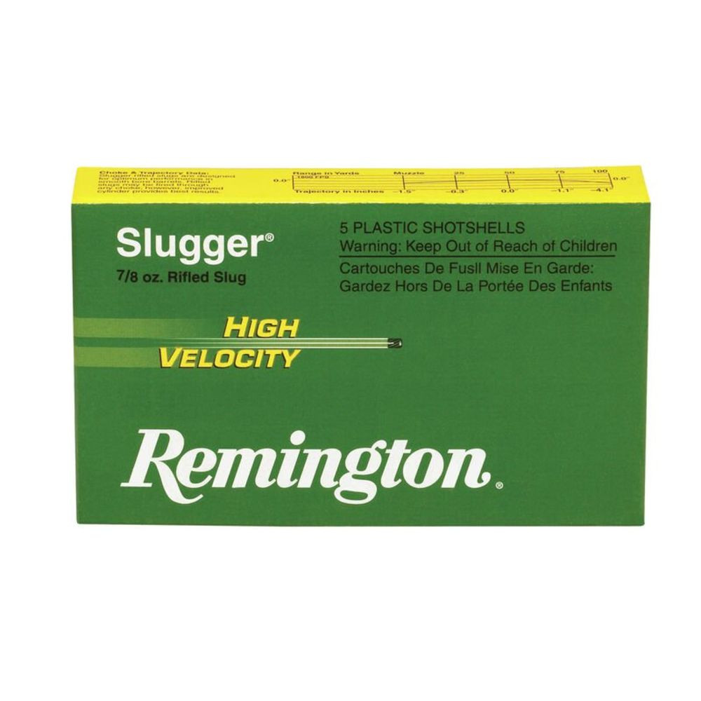 Buy Remington 28604 Slugger High Velocity 12 Gauge 3" 7/8oz Rifled Slug