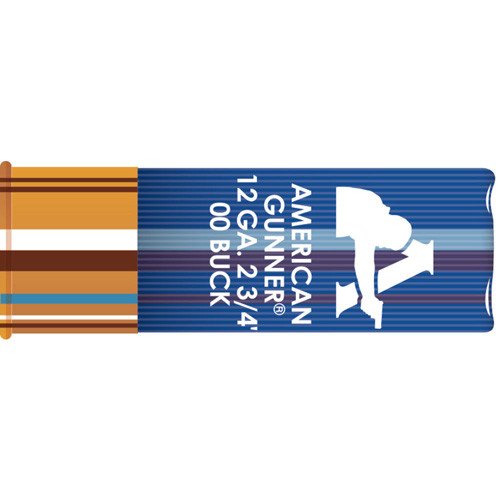 Hornady 12 Gauge Shotgun Ammo American Gunner Reduced Recoil 8 pellets 2.75 in 1-1/2 oz 00 Buck