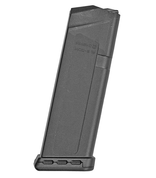 Amend2 MOD-3 Black 15rd 9mm Glock 19 Handgun Magazine