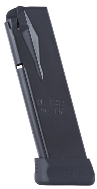 Mec-Gar MGP2294014AFC Standard 14rd 40 S&W Fits Sig P229 Blued w/Anti-Friction Coating Carbon Steel