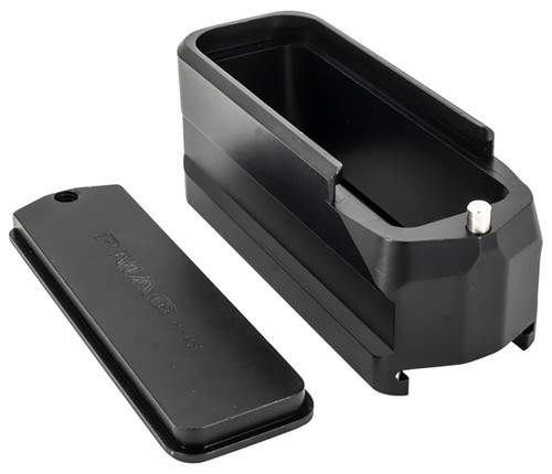 Shield Arms SAMEPMAG5BLK Magazine Extension 5rd Compatible w/ Magpul PMAG Gen M3 Black Anodized Aluminum