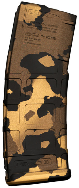 Weapon Works 228044 PMAG GEN M2 MOE 30rd Fits AR/M4 Gold Granite Polymer