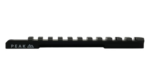 Weatherby J010002 PEAK 44 JRail Picatinny Weaver Mount for Mark V 6-Lug Standard Action Black