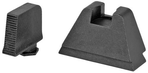 AmeriGlo GL506 Optic Compatible Sight Set for Glock 3XL Tall Serrated Front Sight-Black Rear Sight