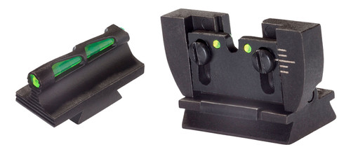 HiViz RG1022 Ruger 10/22 Rifle Interchangeable Sight Set LiteWave Black Front and Rear
