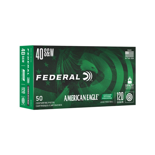 American Eagle Indoor Range Training Lead-Free IRT 120 Grain .40 S&W 1330 fps 604544656541