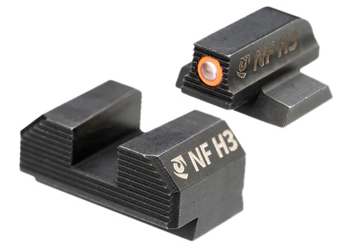 Night Fision Canik MC9 Optics Ready Stealth Night Sights CNK-030-163-193-OGZG Orange Outline