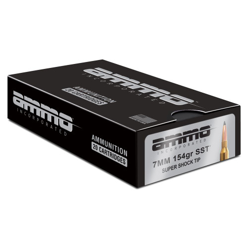 Ammo Inc Signature Super Shock Tip 154 Grain 7mm Remington Mag 818778023653 Ammo Inc Signature Super Shock Tip 154 Grain 7mm Remington Mag 818778023653