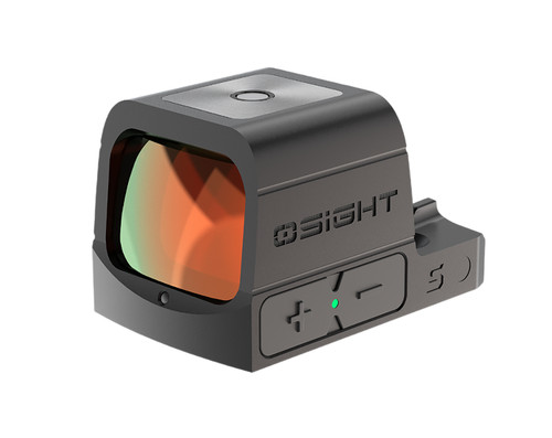 Olightstore Usa Inc OSIGHTS Osight S Black Anoidized 1x 2 MOA Red Dot/32 MOA Circle Reticle