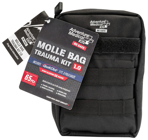 Adventure Medical Kits MOLLE Tactical Trauma Kit 1.0 for 1-2 Day Expeditions - Black