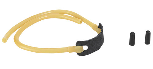 Marksman 3330 Tan Tubular Slingshot Band Replacement Set with Yoke Tips