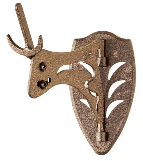 Skullhooker Little Hooker European Skull Display Bracket Small to Mid-Size Brown Steel