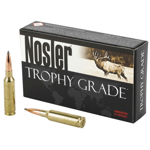 Nosler Trophy Grade Nosler Spitzer AccuBond Long Range 142 Grain 6.5mm Creedmoor 2600 fps 054041601054