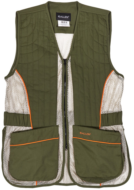 Allen 22611 Ace Shooting Vest M/L Olive/Tan