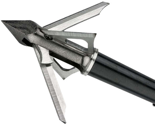 Muzzy 298 HBX Trocar Chisel Tip Broadhead Stainless Steel Blades 100gr 3-Pack