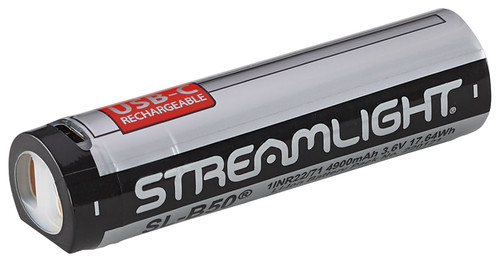 Streamlight 22111 SL-B50 Silver/Black 3.6 Volts 4,900 mAh (1) Single Pack