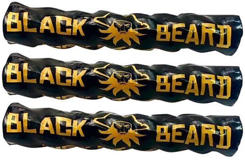 Black Beard 3PACK Braided Cotton Fire Starter Rope Black 50+ Fires Each