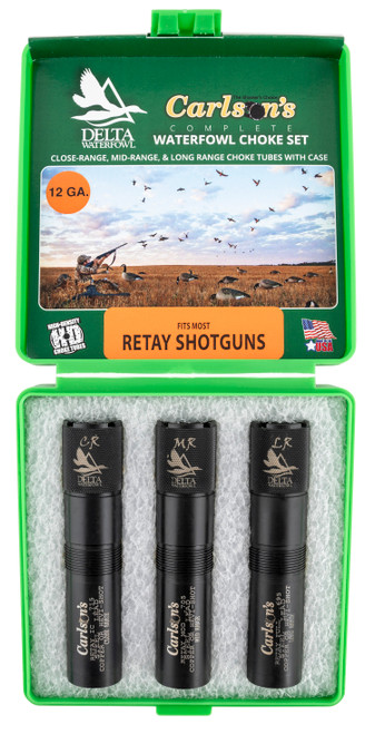 Carlson's Choke Tubes 07779 Delta Waterfowl Retay 12 Gauge Mid/Long/Close Range 17-4 Stainless Steel