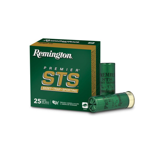 Remington 20240 Premier STS Target Load 12 Gauge 2.75" 1-1/8oz 7.5 Shot 1100 fps 047700305509