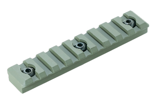 Timber Creek Outdoors M9SPROD M-LOK 9 Slot Picatinny Rail OD Green Aluminum Fits AR-Platform