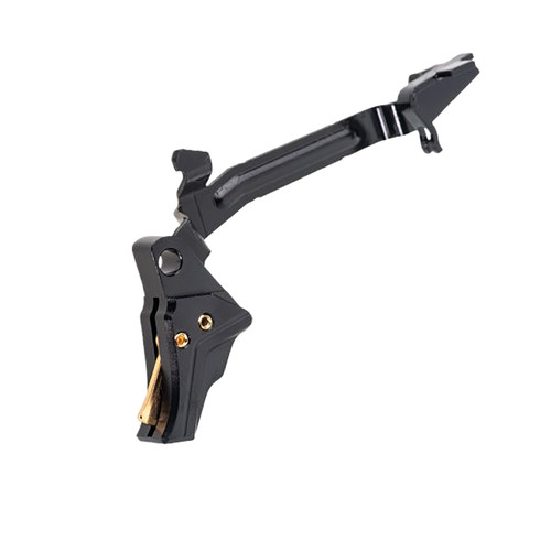 Tyrant CNC TDGTRIG34BLACKGOLDBAR I.T.T.S Trigger/Bar Black/Gold Fits Glock Gen3-4
