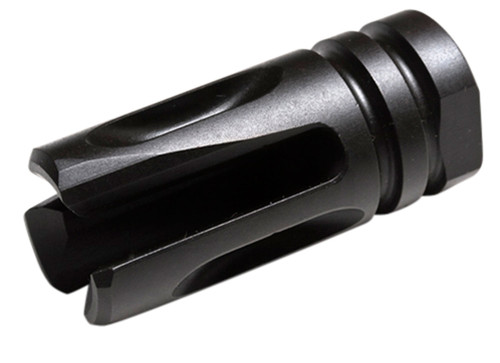 Wilson Combat TRATHG68 Accu-Tac Flash Hider Black Matte Melonite Steel with 5/8"-24 tpi Threads, 1.99" OAL & .865" Diameter for 30 Cal AR-Platform