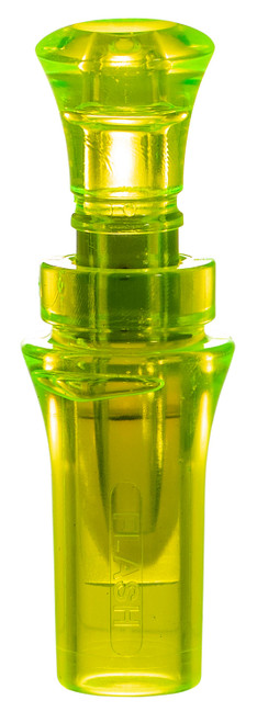 Duck Commander DCFLASH Flash Open Call Jase Pro Series Double Reed Mallard, Yellow Acrylic