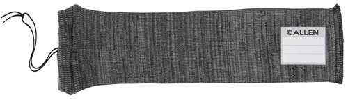 Allen 13170 Stretch Knit Handgun Sock Gray Silicone-Treated Knit w/Custom ID Labeling Holds Handguns 14" L x 3.75" W Interior Dimensions