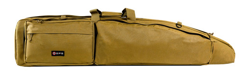 GPS GPSDBRC42TAN Double Bolt Rifle Case 42" Tan Removable Shoulder Strap with MOLLE Gear Pockets