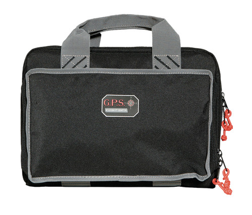 GPS Bags 1310PC Quad Black Nylon Pistol Case for 4 Handguns