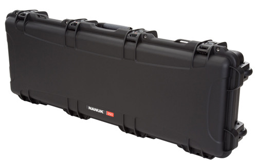 Nanuk 990 47" Black Polymer Waterproof Firearm Case with TSA Locks and Wheels