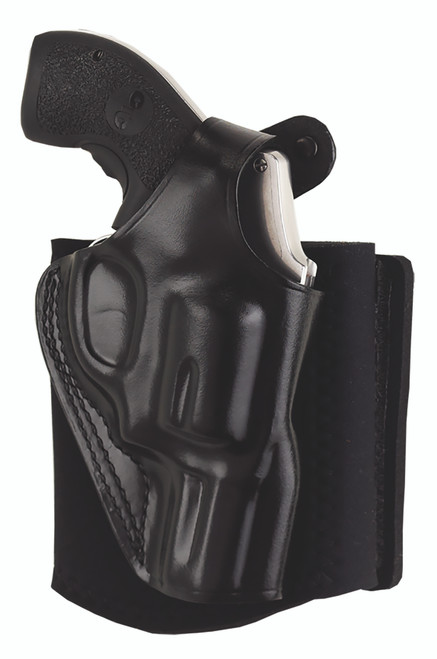 Galco AG870RB Ankle Glove Size Fits Ankles up to 13" Black Leather Hook & Loop Fits Sig P365 Fits Sig P365XL Right Hand