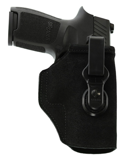 Galco TUC818RB Tuck-N-Go Strongside/Crossdraw IWB Black Steerhide Fits Sig Sauer P365 Fuse Ambidextrous