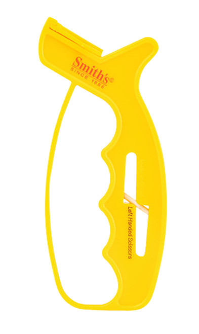 Smiths Products JIFFS 10-Second Knife Scissor Sharpener Fine/Coarse Carbide Ceramic Yellow