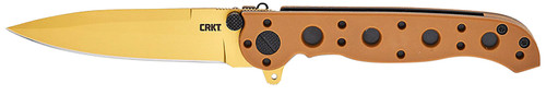 CRKT M16-01DZ EDC 3.03" Folding D2 Steel Blade in Desert Tan Finish with Desert Tan GRN Handle