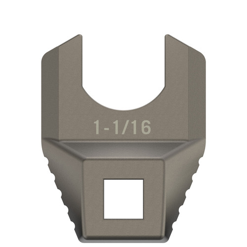 Real Avid AVMF1116BNW Master -Fit Barrell Nut Wrench 1 1/16" Titanium Titanium/Stainless Steel AR-Platform Free-Float Handle