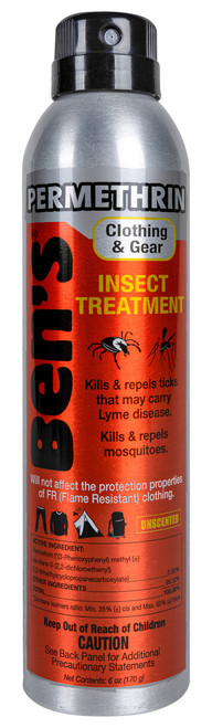 Ben's 00067600 Clothing & Gear Insect Repellent 6 oz Aerosol
