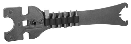Wheeler 156999 AR-15 Multi-Function Armorer's Wrench, Black Steel