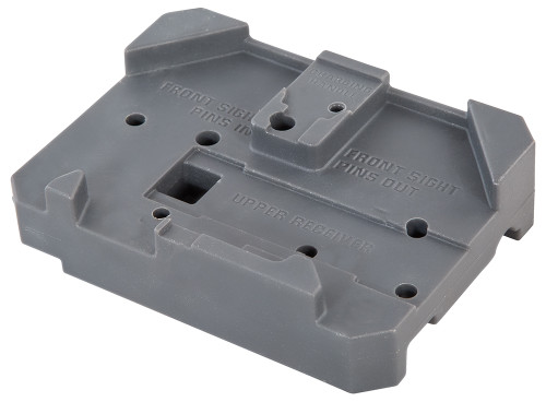 Wheeler 156945 AR-15 Gunsmithing Bench Block with Receiver Grooves