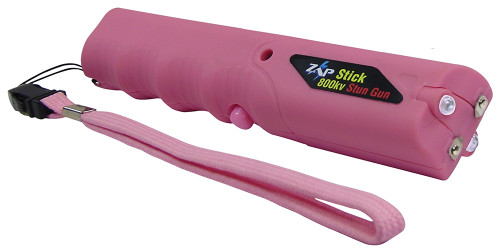 Zap ZAPSTK800FP Zap Stick Stun Gun Range of Contact Pink Plastic
