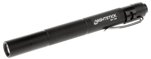 Nightstick MT100 Mini-TAC Black Anodized 130 Lumens White LED