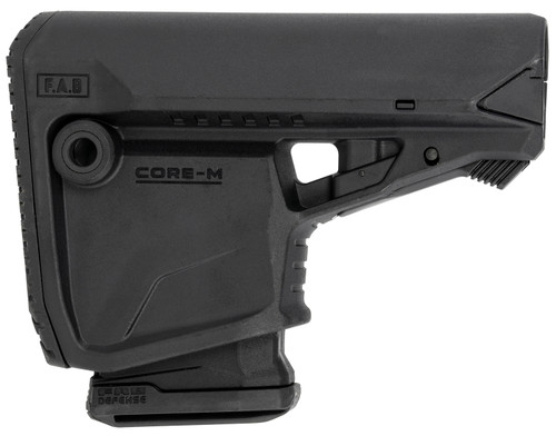 FAB Defense FXGLCOREMAGB Black Polymer AR-15 Survival Buttstock with Concealed Magazine Carrier (Tube Not Included)