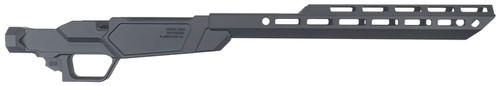 Sharps Bros SBC09 Heatseeker Matte Black Cerakote Chassis Stock Fits Ruger American Long Action