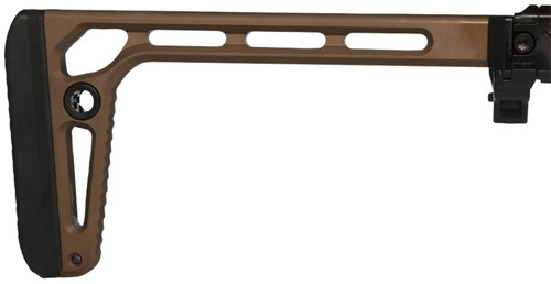 Sig Sauer 8901268 Minimalist Plus Coyote Brown Aluminum Fits Sig MPX Fits Sig MCX Folding 9" OAL
