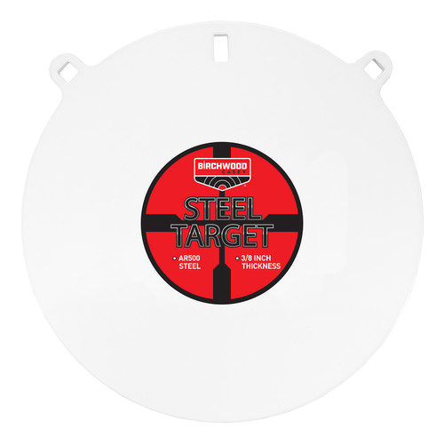 Birchwood Casey BC-RND15-38 Centerfire Target 3/8" AR500 Steel "15 Round Gong