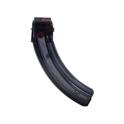Butler Creek Ruger 10/22 .22 LR 25-Round Smoke Polymer Steel Lips Banana Magazine
