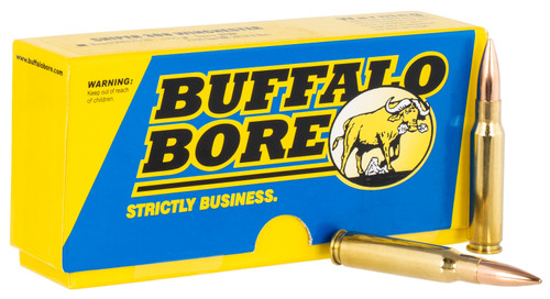 Buffalo Bore Ammunition S30817520 Sniper Strictly Business 308 Win 175 gr Hollow Point Boat-Tail (HPBT) 20 Per Box/ 12 Cs