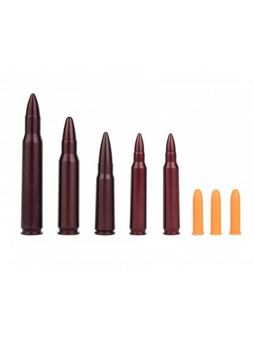 A-Zoom Metal Snap Caps Variety Pack Top Rifle 2-.223 3-.22 plastic 1 each .308 30-06 7.62