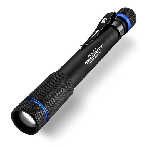 Police Security 270 Lumen Aura Penlight with 3-Settings & Slide Focus - Black